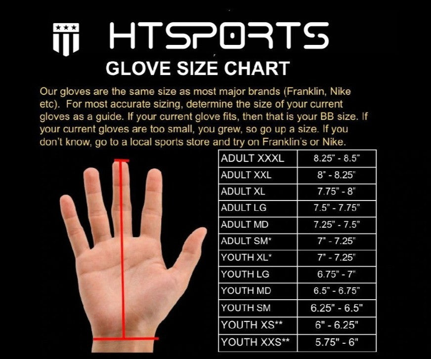 Tampa Bay long cuff batting glove in black with vibrant neon green palm and premium leather — view 2