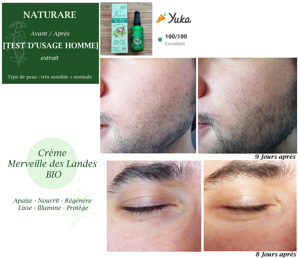 Merveille des Landes organic anti-aging face cream jar for sensitive skin regeneration — view 12