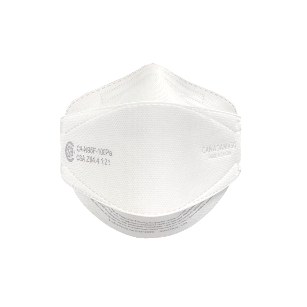 Respirator | CA-N95 Certified | Q100 - White (Pack of 10)-0