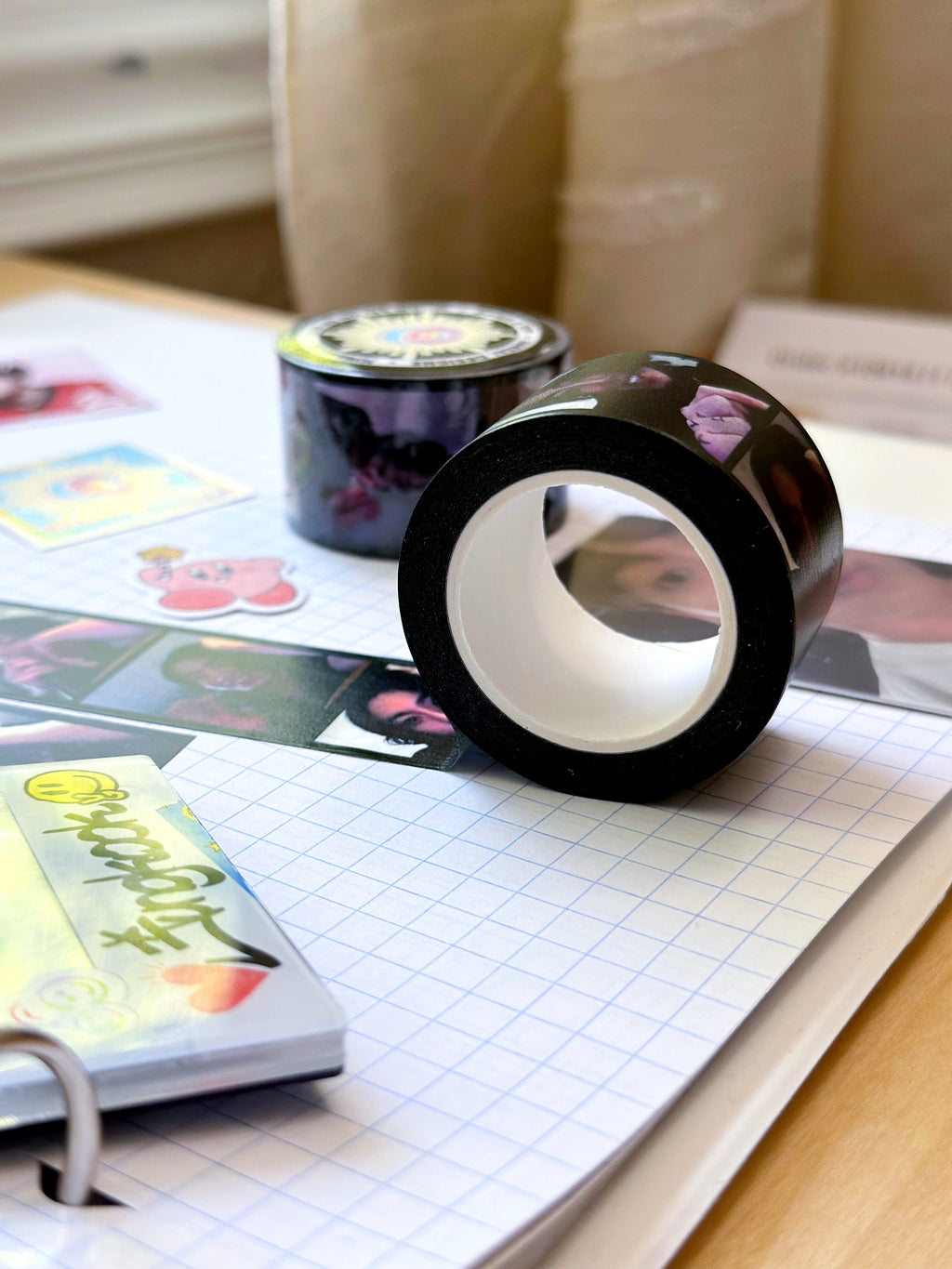 Jungkook WeLive 30mm decorative washi tape roll featuring 11 high-quality printed broadcast images. — view 8