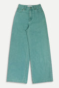Green Denim Jeans-0