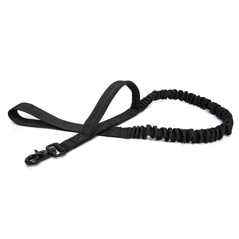 Military tactical dog harness in heavy-duty nylon featuring adjustable straps and a padded vest design — view 28