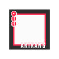 BTS Arirang sticky notes pad featuring bold fan-inspired graphic design with 50 square adhesive sheets.
