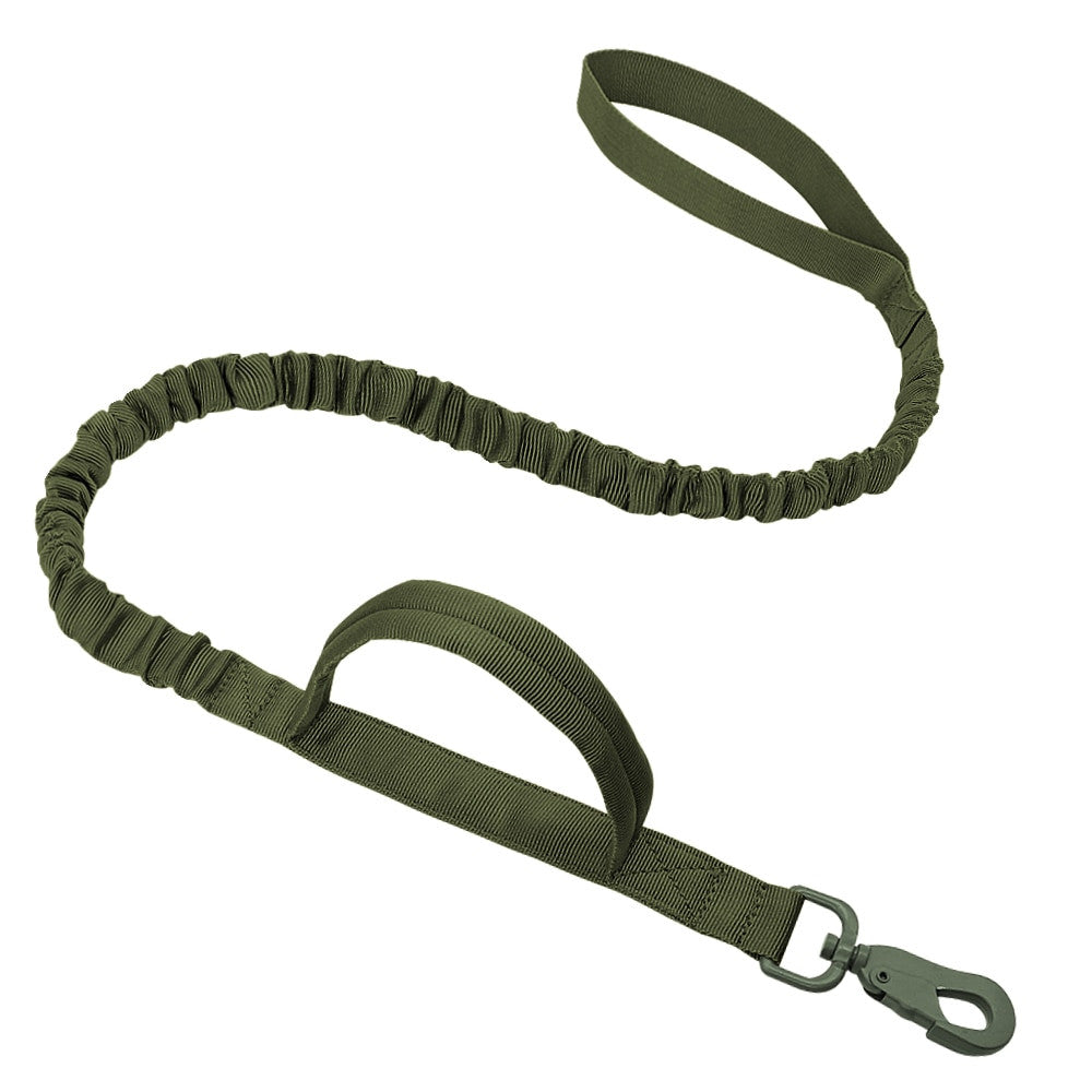Military tactical dog collar and leash set in durable nylon for medium to large dogs — view 22