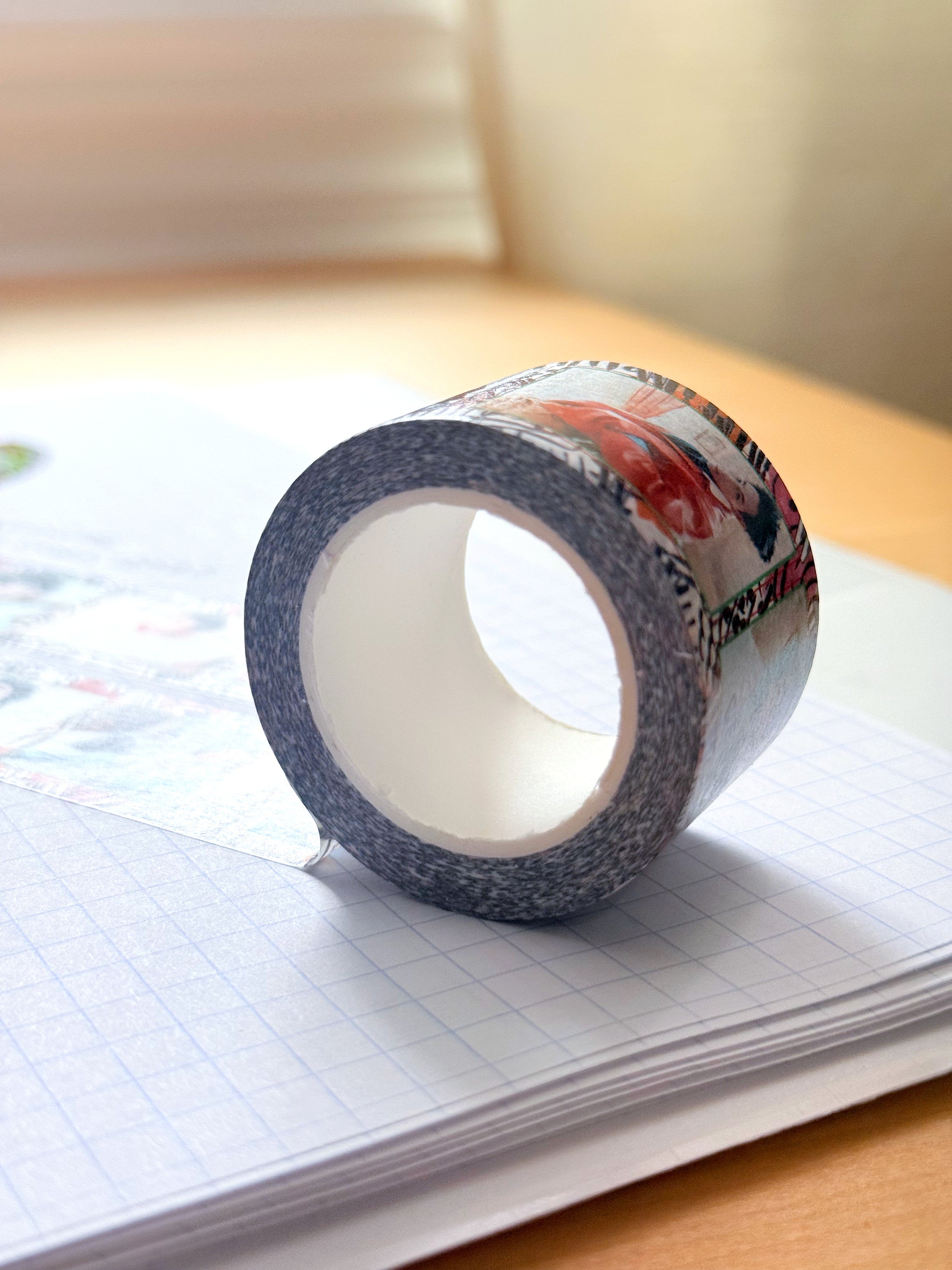 Taehyung W Korea 2025 washi tape roll featuring colorful editorial fashion designs and graffiti borders — view 5