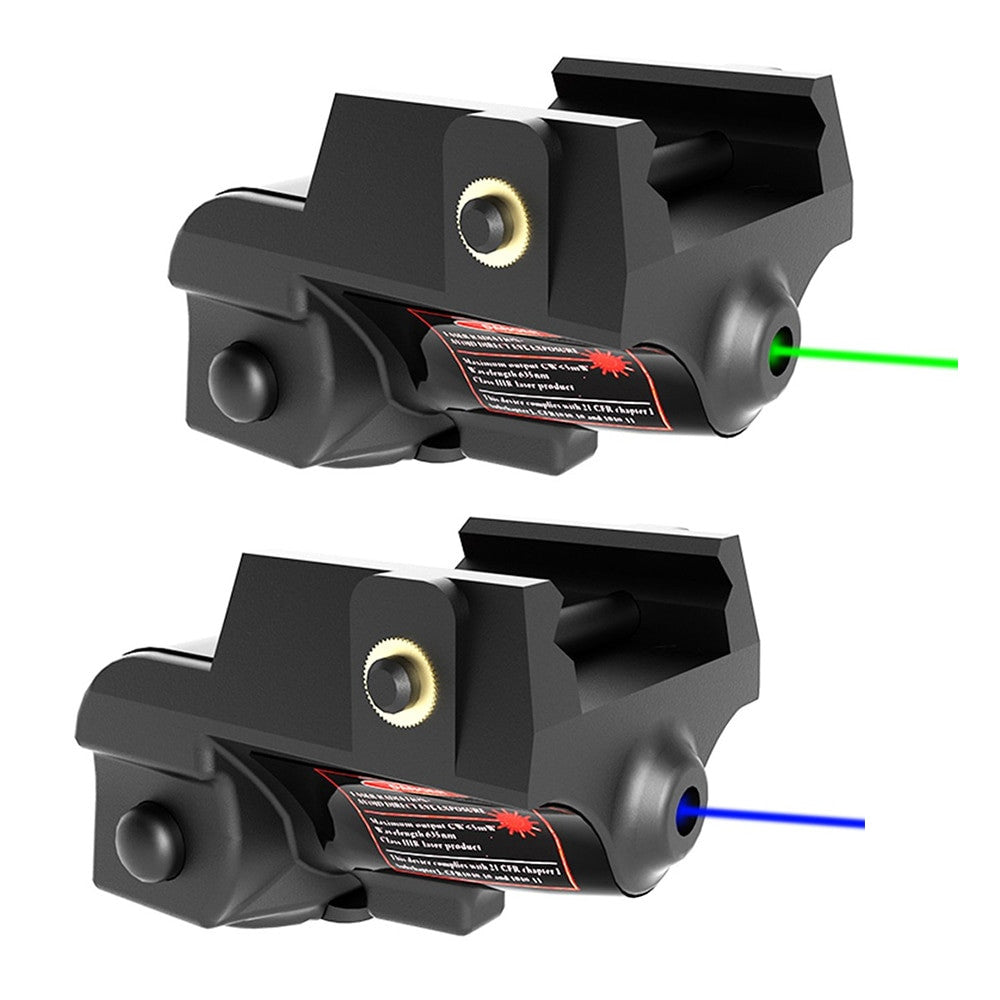 Tactical USB rechargeable green and blue laser sight made of aluminum alloy for airsoft accessories
