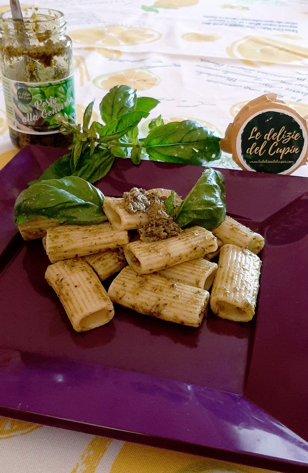 Ligurian Pesto 180g glass jar featuring fresh Genoese basil and premium Italian cheeses. — view 4