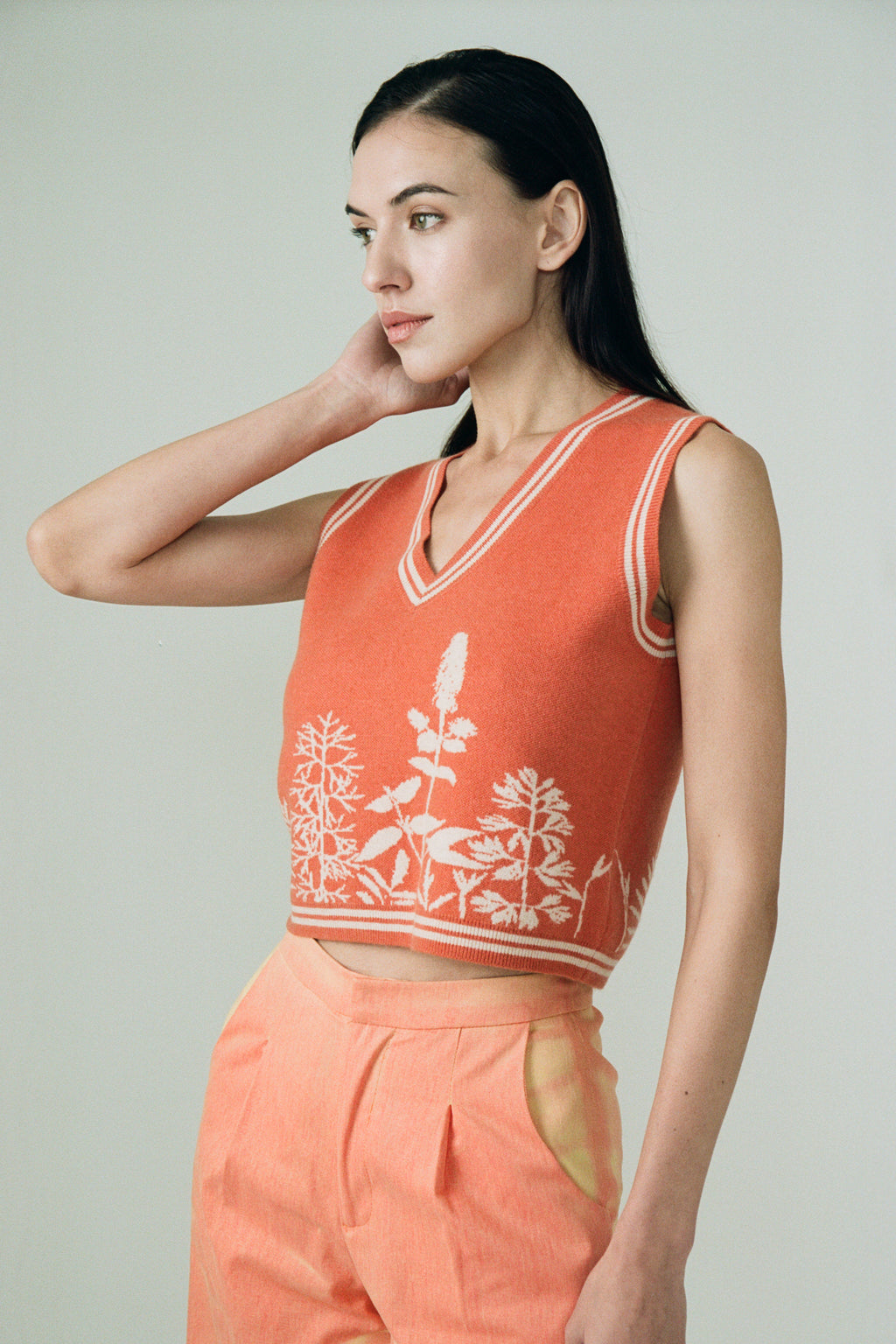 Botanic Sweater Vest-7