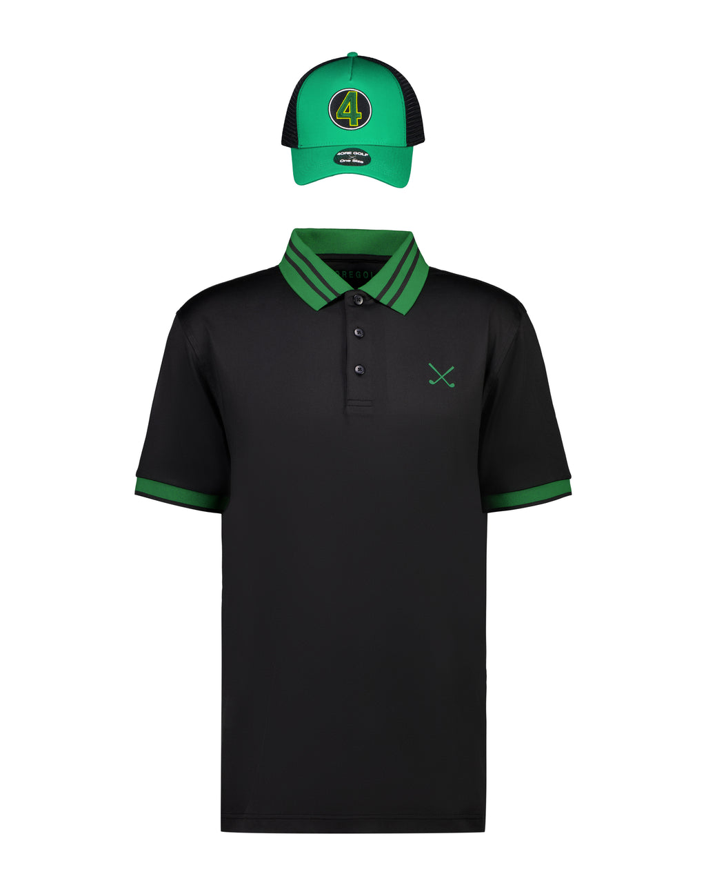 Men's premium athletic fit golf polo shirt in solid color for comfortable outdoor sports — view 6