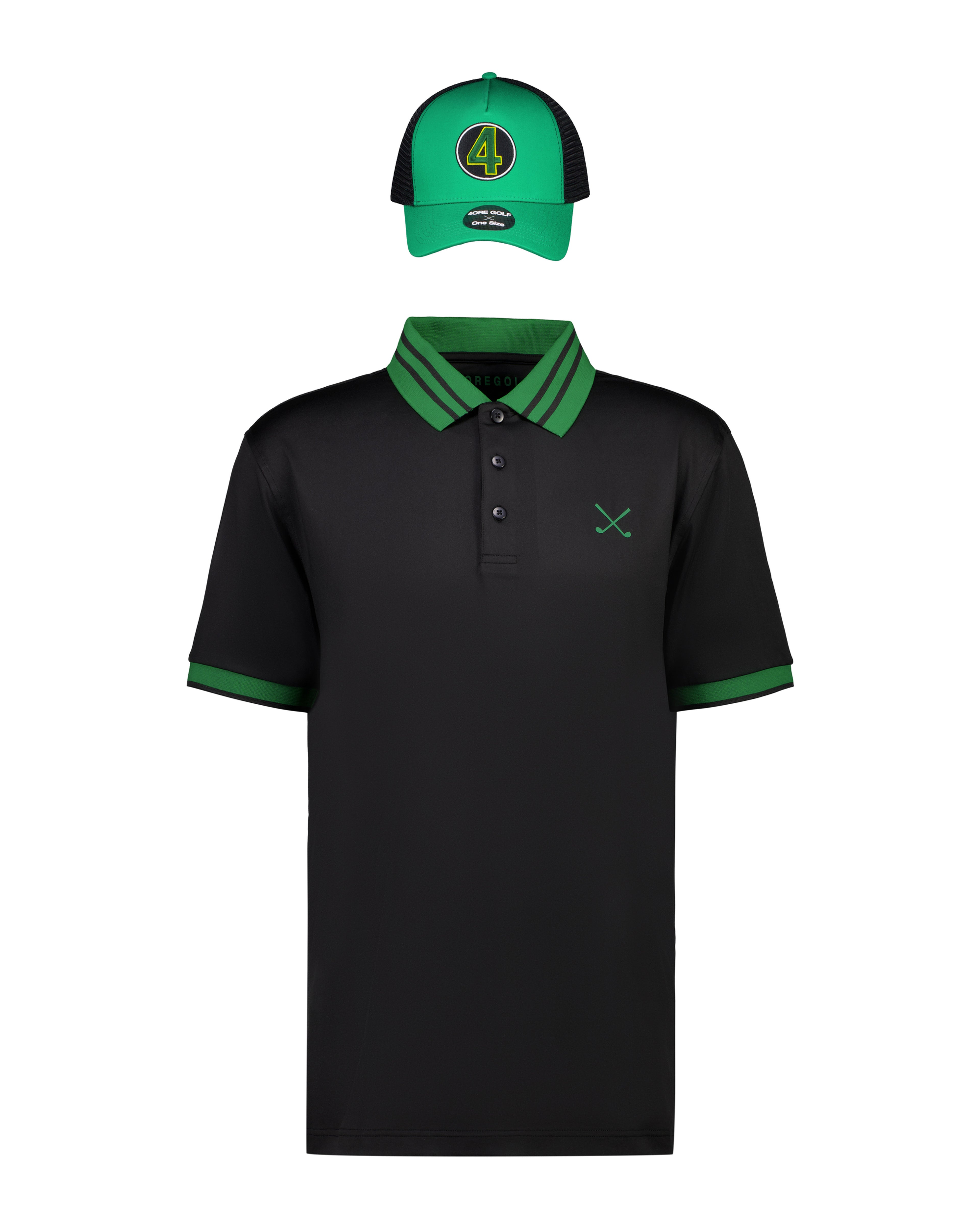 Men's premium athletic fit golf polo shirt in solid color for comfortable outdoor sports — view 6