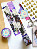 Jimin Closer Than This 30mm decorative washi tape roll featuring vibrant music video graphics