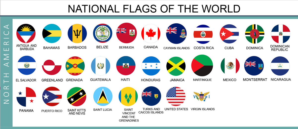 Epoxy National Flag Push Pins | Continental Sets-0