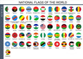 Epoxy National Flag Push Pins | Continental Sets-10