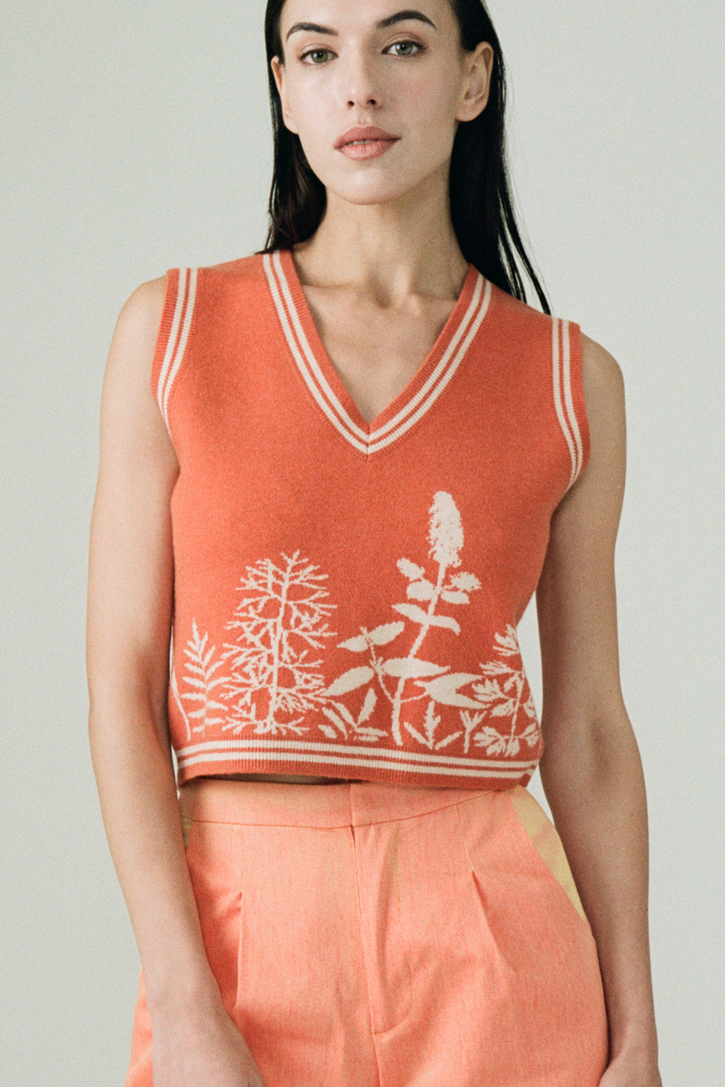 Botanic Sweater Vest-6