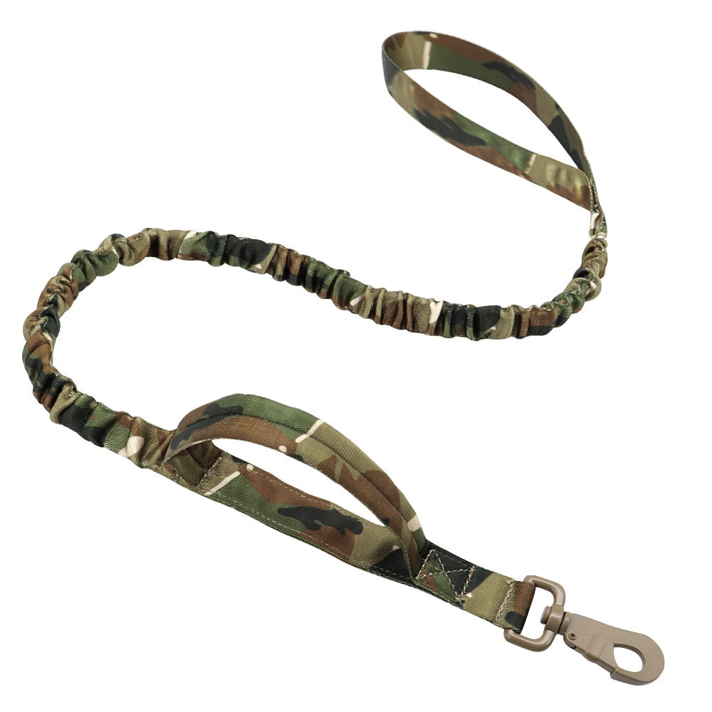 Military tactical dog collar and leash set in durable nylon for medium to large dogs — view 24