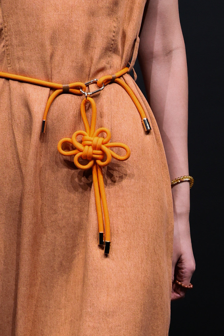 LUCK Knot Belt in Orange-1