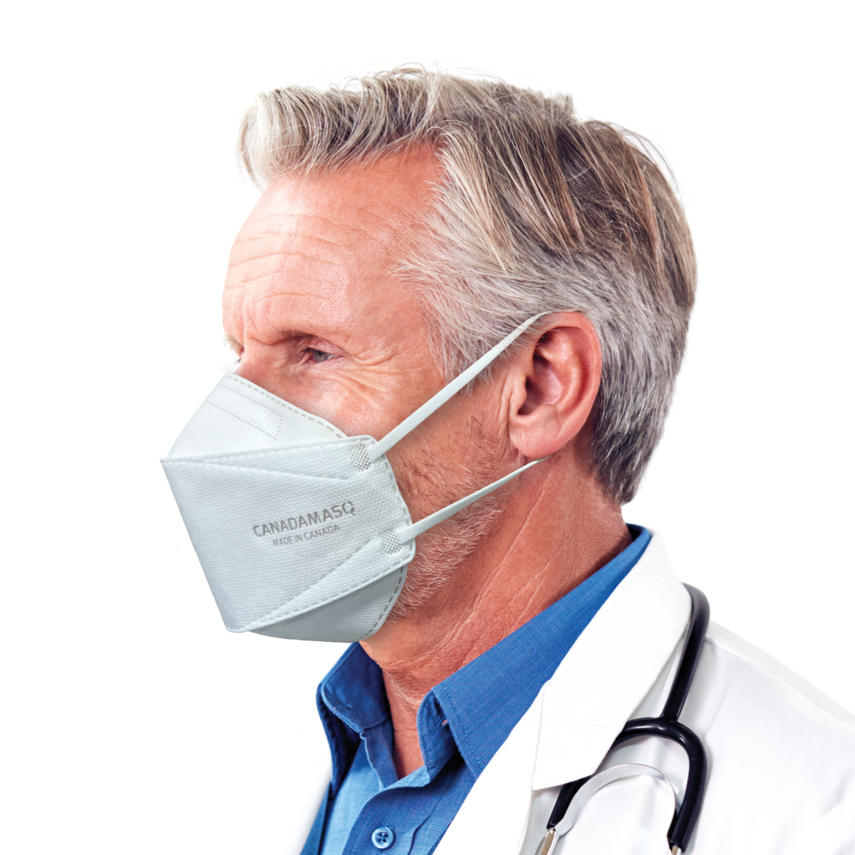 Respirator | CA-N95 Certified | Q100 - White (Box of 50)-5