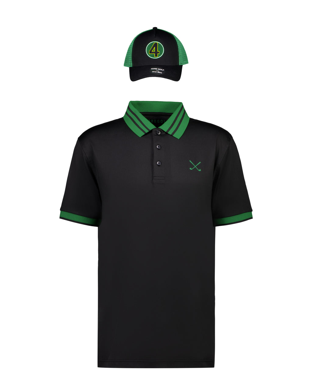 Men's premium athletic fit golf polo shirt in solid color for comfortable outdoor sports — view 5