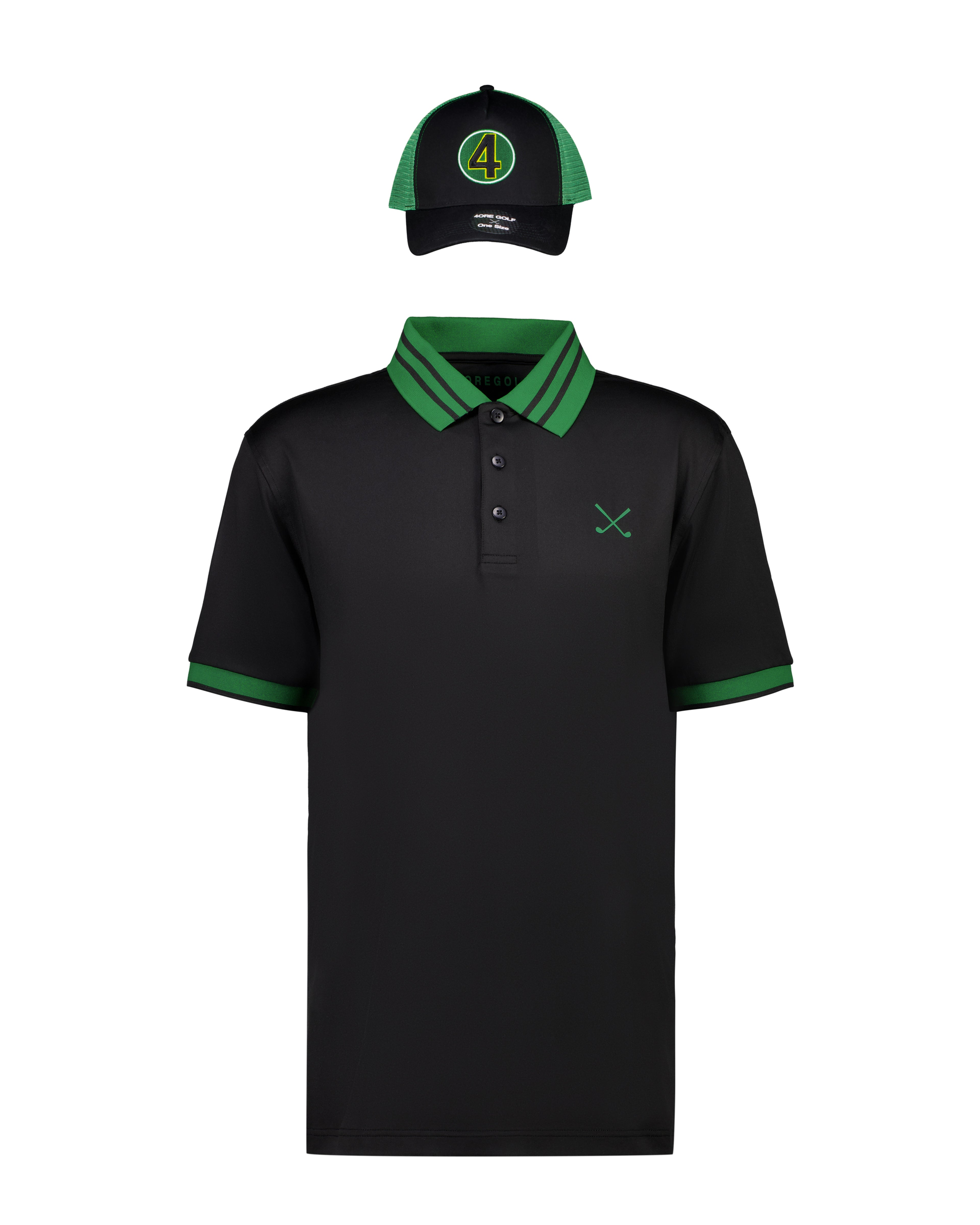 Men's premium athletic fit golf polo shirt in solid color for comfortable outdoor sports — view 5