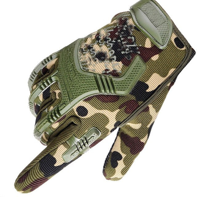 Black half-finger tactical gloves with reinforced knuckles and adjustable straps for outdoor protective gear. — view 11