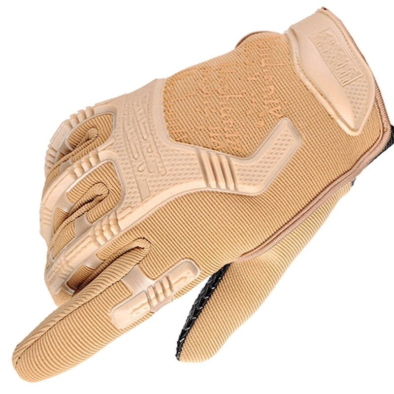 Black half-finger tactical gloves with reinforced knuckles and adjustable straps for outdoor protective gear. — view 5