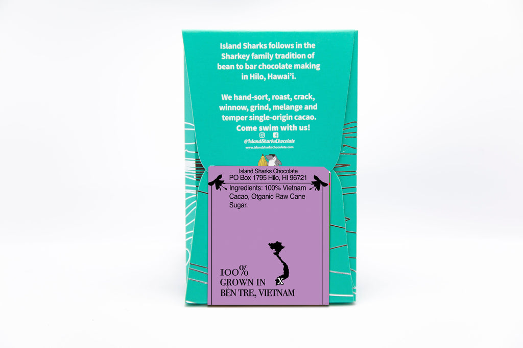 Eighteen premium 72% Ben Tre dark chocolate bars wrapped in elegant artisanal packaging — view 4