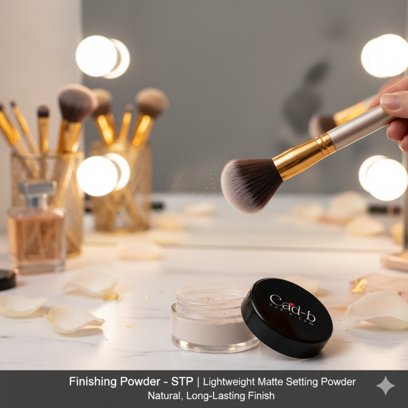Cad B lightweight matte finishing powder for oil control and airbrushed makeup setting. — view 2