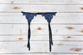 Flame and Lace Blue Garter Belt-1