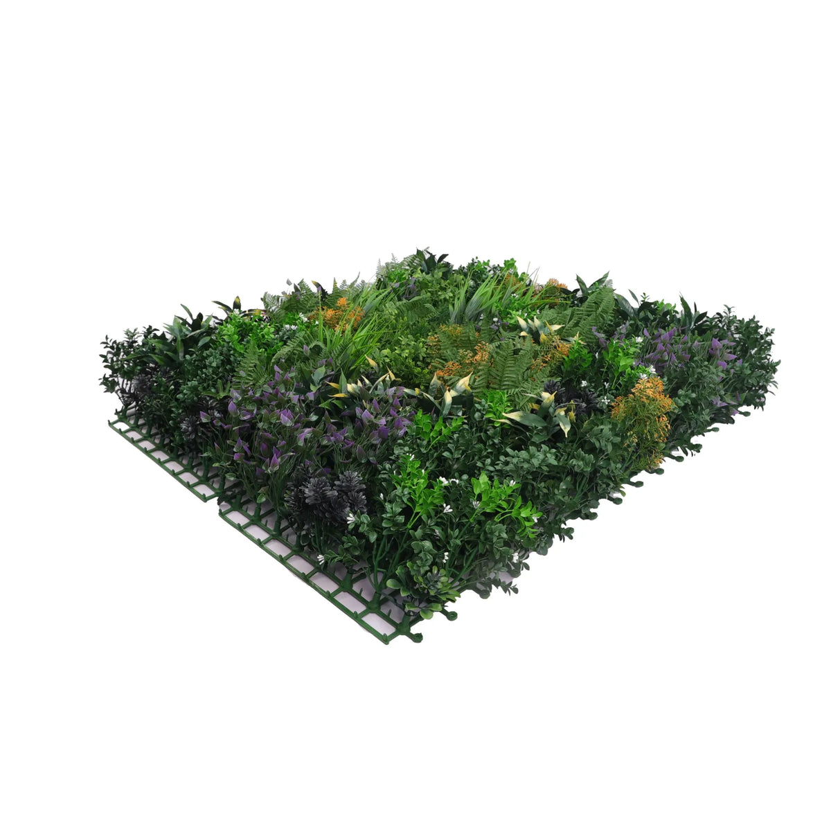 Floral Fusion Artificial Vertical Garden Green Wall Panel 40×40in 11 SQ FT – NFPA 701 Certified – UV Resistant – Commercial Grade-2