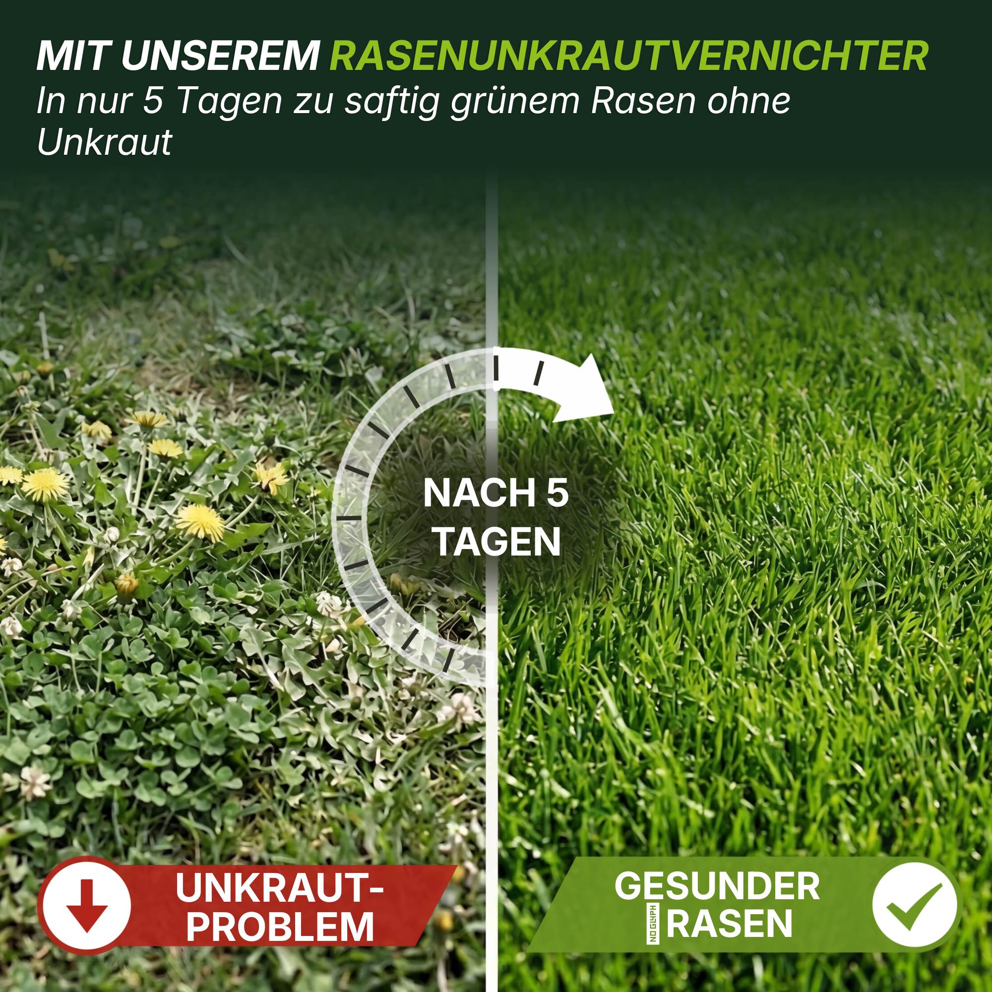 TerraUno liquid weed killer bottle for lawn care and broadleaf weed control in home gardens — view 2
