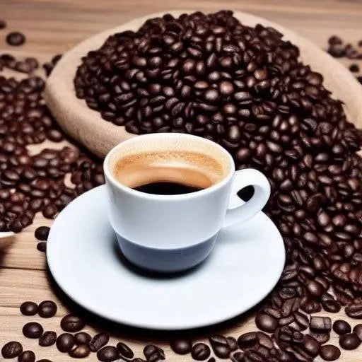 Premium bag of French roast whole bean Arabica coffee for espresso and drip brewing methods — view 5