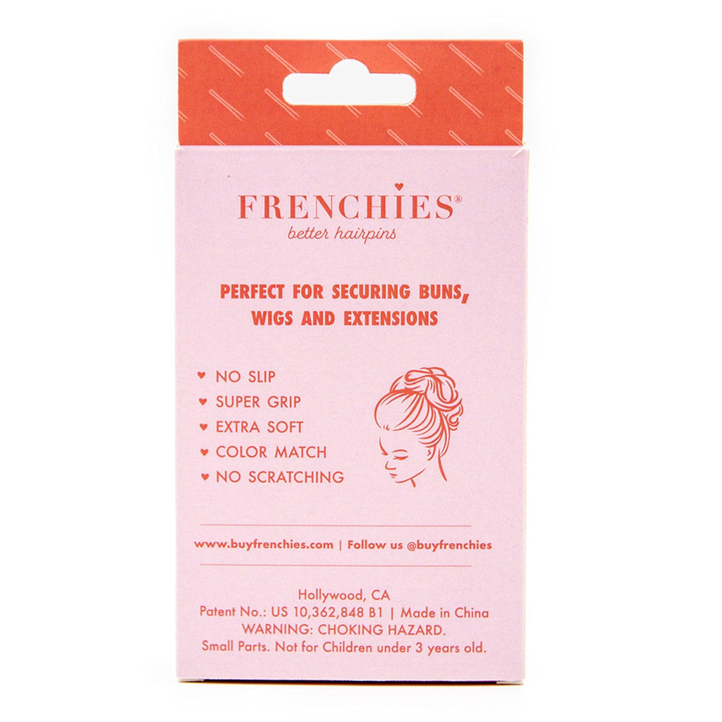 Frenchies Black Velvet Hairpins-1