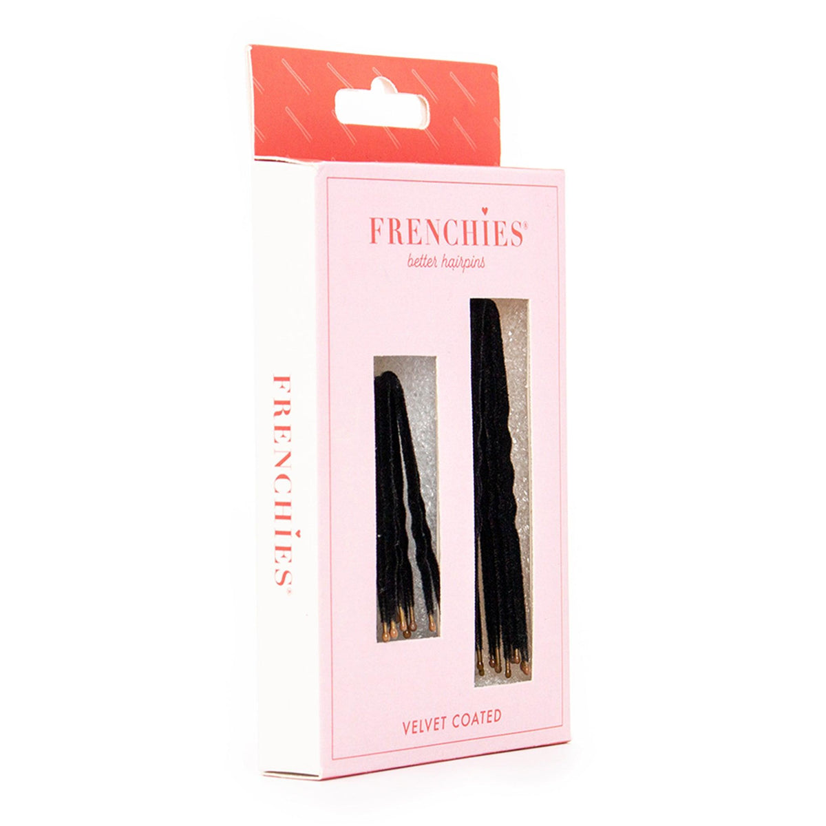 Frenchies Black Velvet Hairpins-2