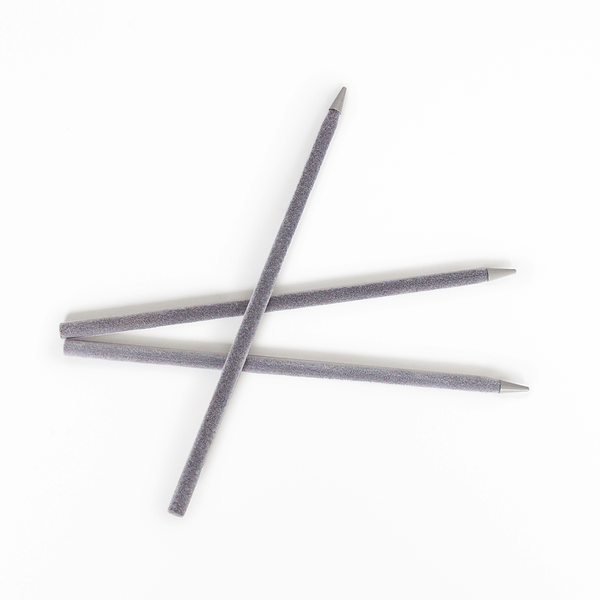 Frenchies Grey Velvet Hairsticks-2