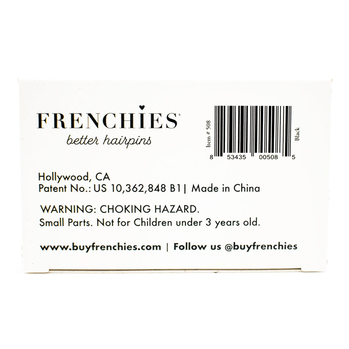 Frenchies Propack Black Large 3" 100pcs-2