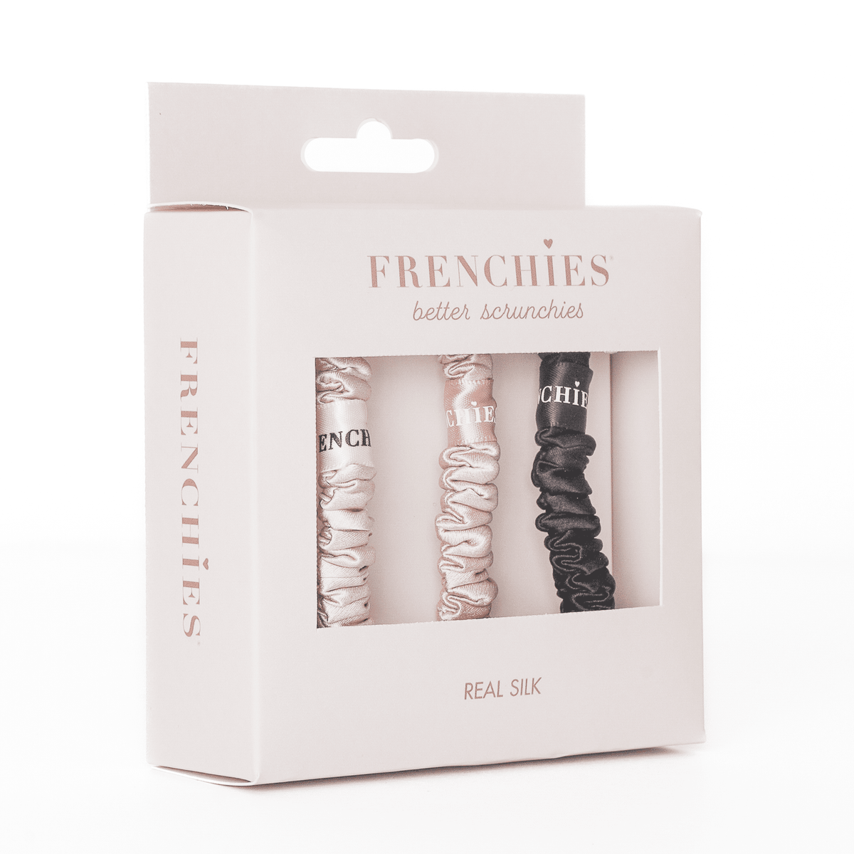 Frenchies 100% Silk Skinny Scrunchies-2
