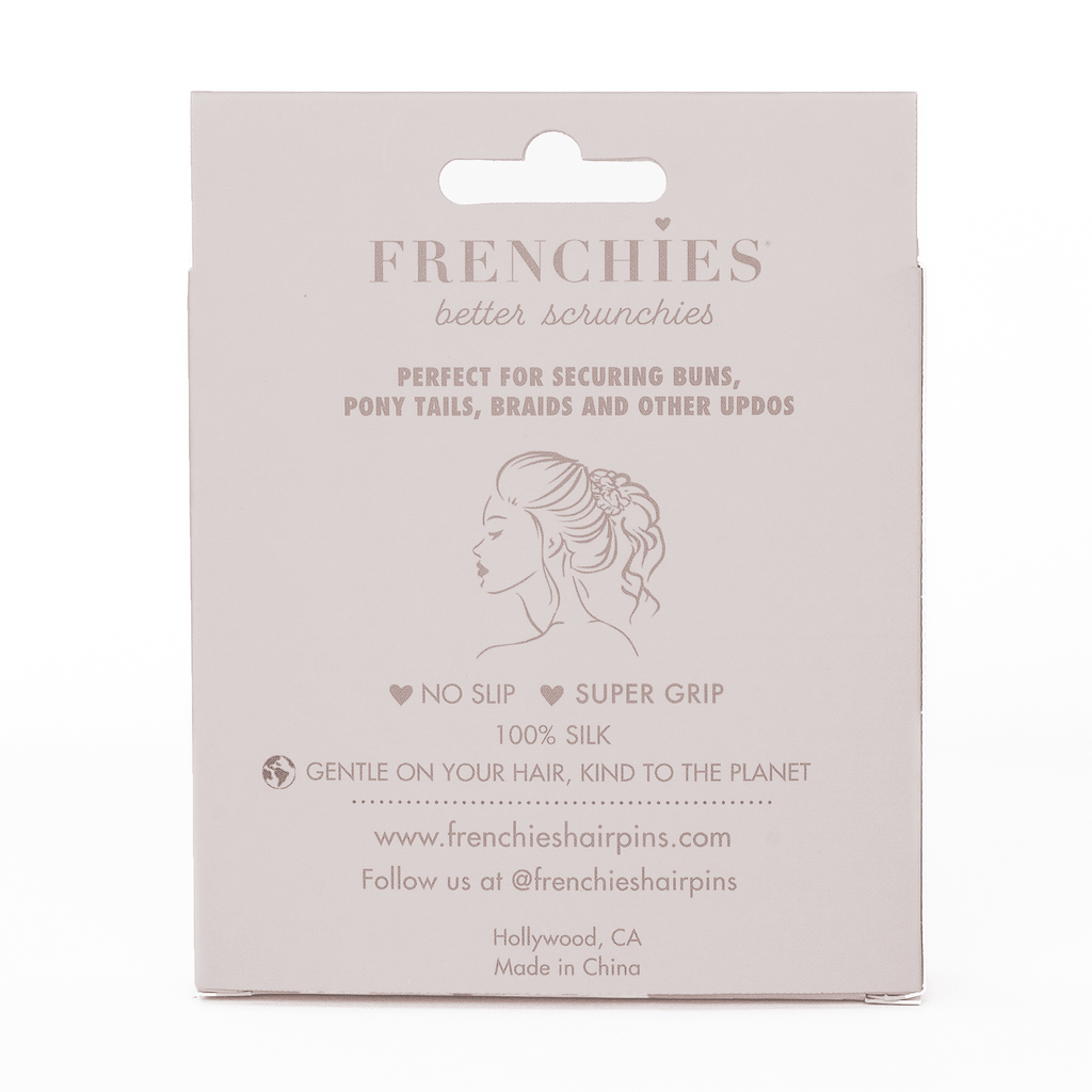 Frenchies 100% Silk Small Scrunchies-1