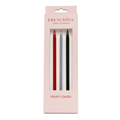 Frenchies Trio Color Velvet Hairsticks Set-0