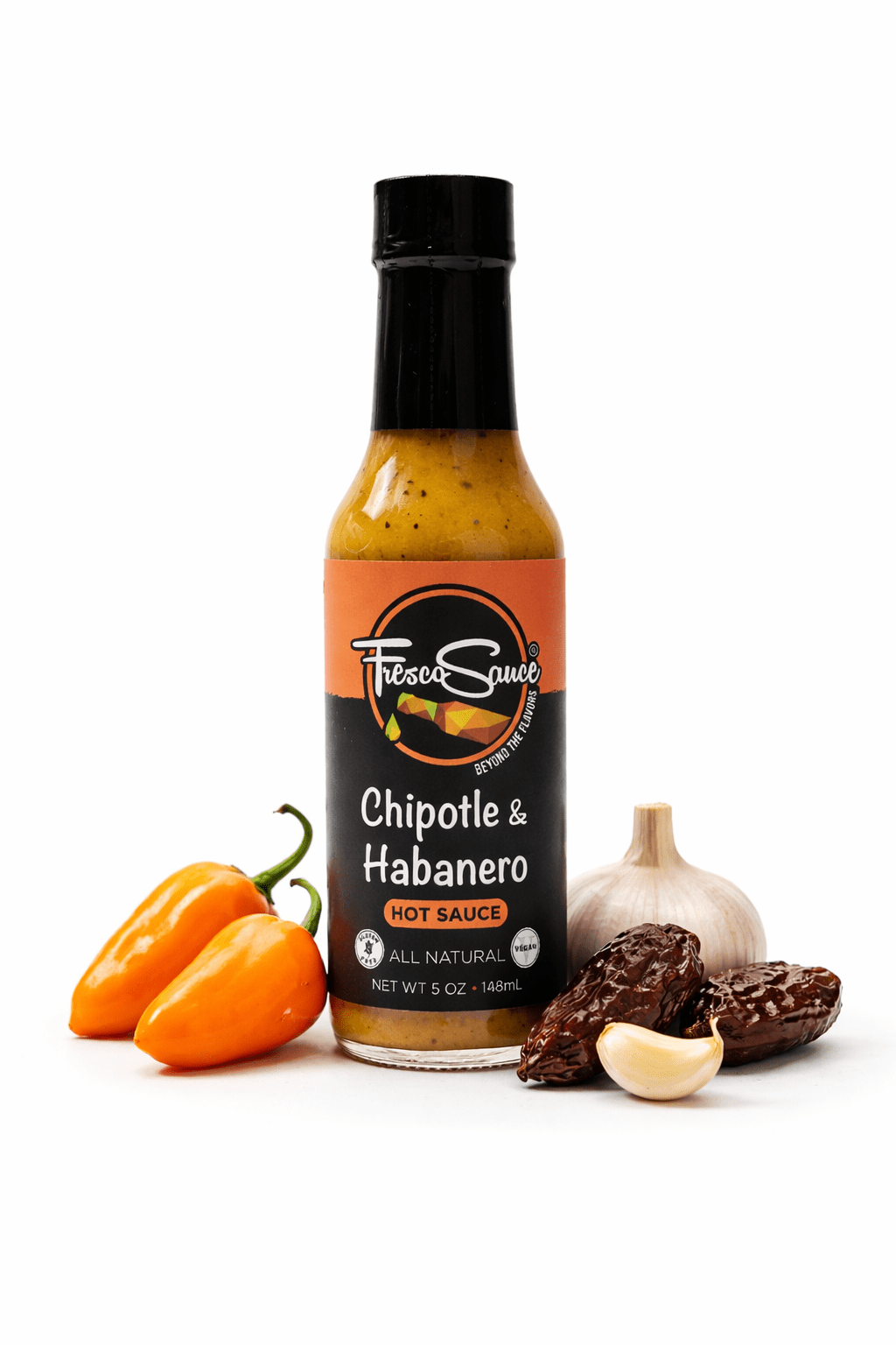 Fresco Sauce Daily Duet hot sauce pack featuring two bottles of artisan pepper blend condiments — view 4