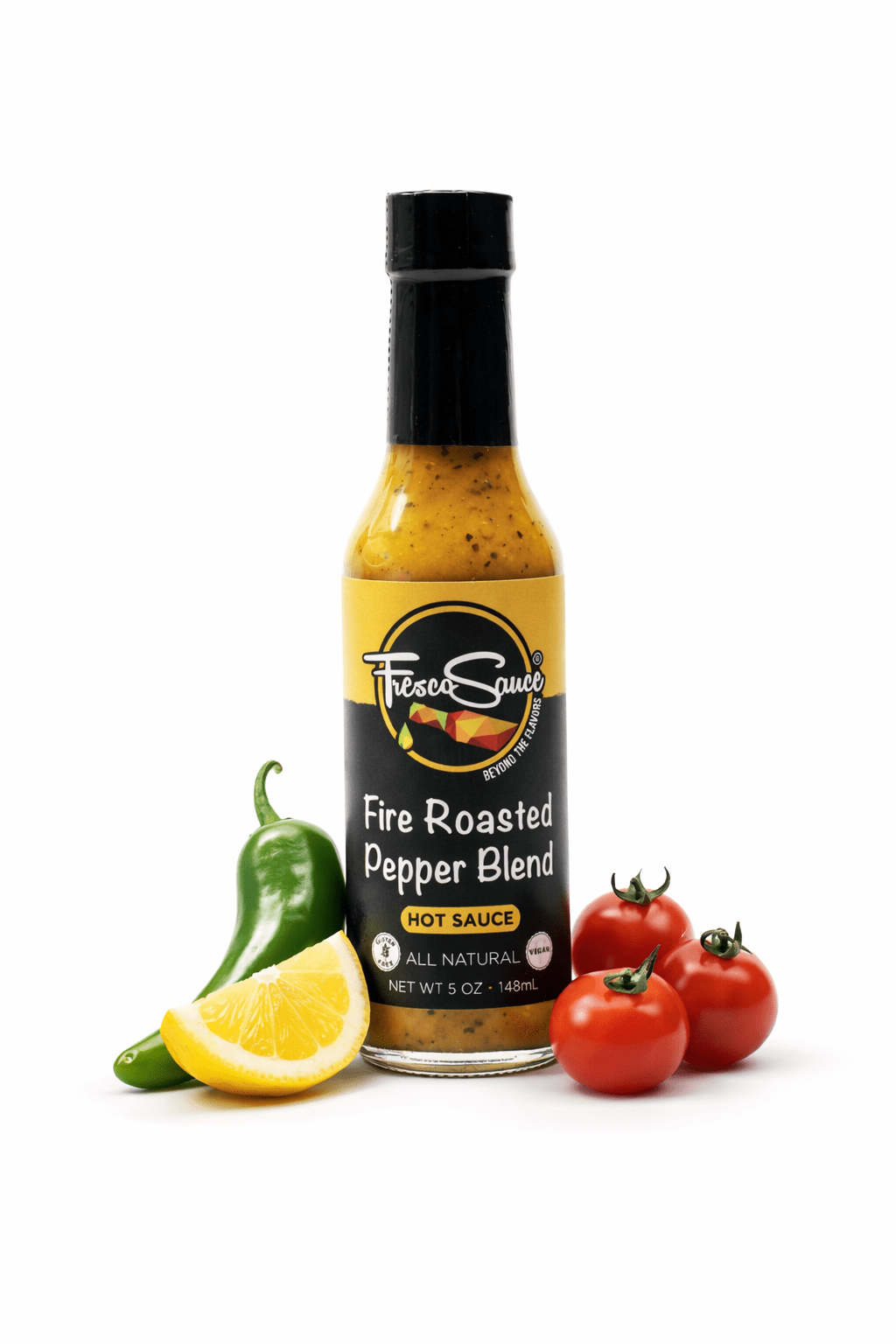 Fresco Sauce Daily Duet hot sauce pack featuring two bottles of artisan pepper blend condiments — view 2