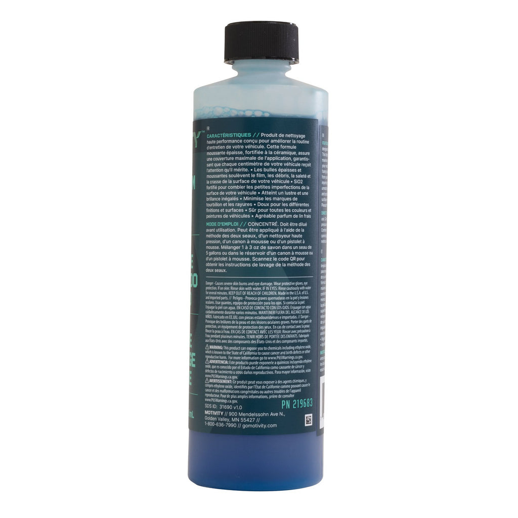 Snow foam concentrated car wash soap duo in two 16 fluid ounce plastic detailing bottles — view 3