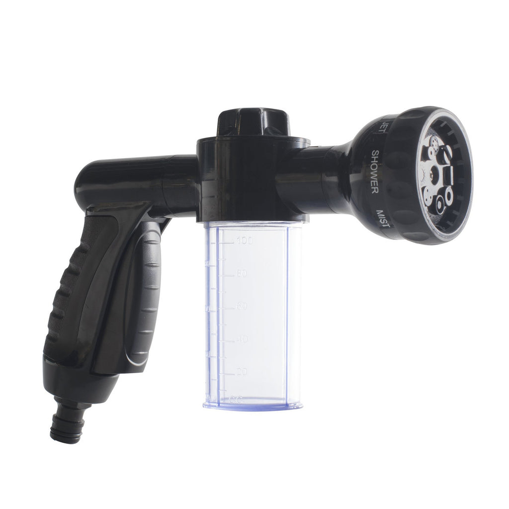 MOTIVITY car wash detailing kit with snow foam soap, ceramic wash, spray nozzle, and microfiber mitt — view 2