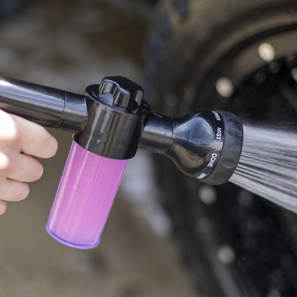 Motivity foaming boost car wash kit with concentrated snow foam soap and black spray nozzle — view 5