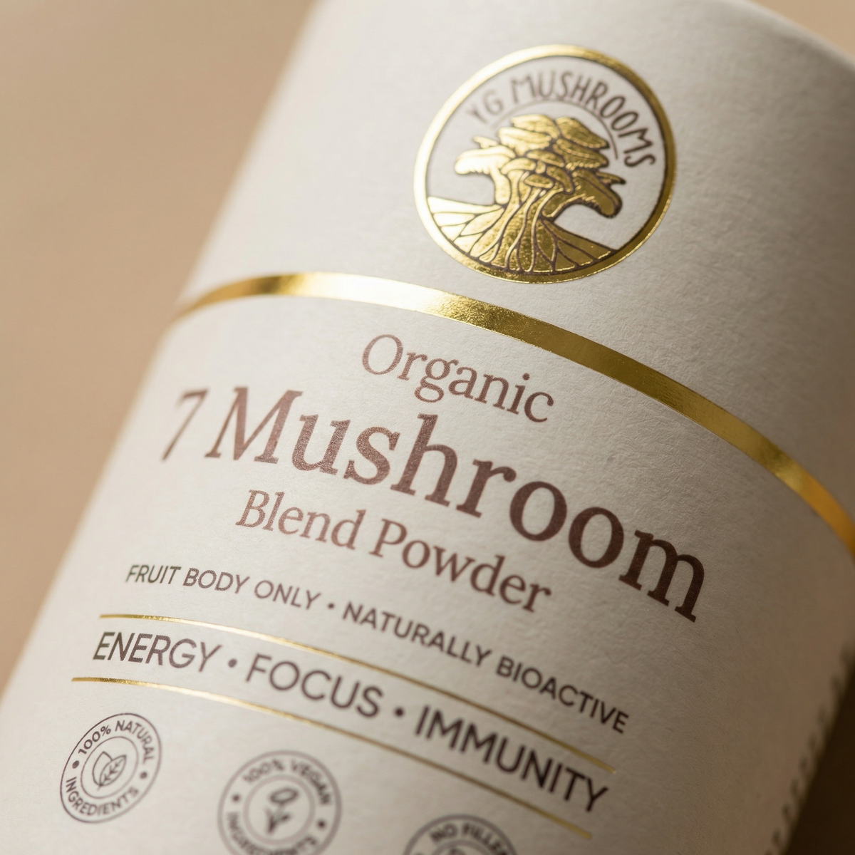 7 Mushroom Blend Powder Australia | YG Mushrooms-1