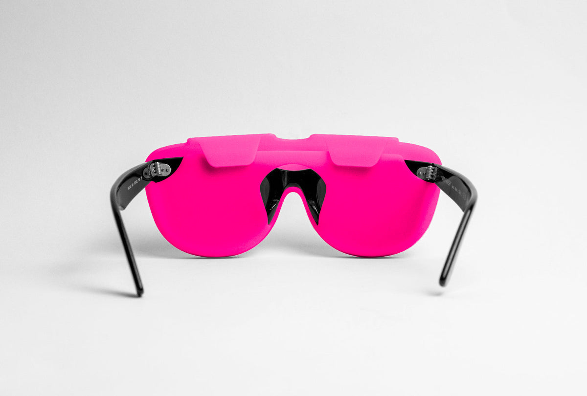 Funda de gafas de silicona flexible - Fucsia-1