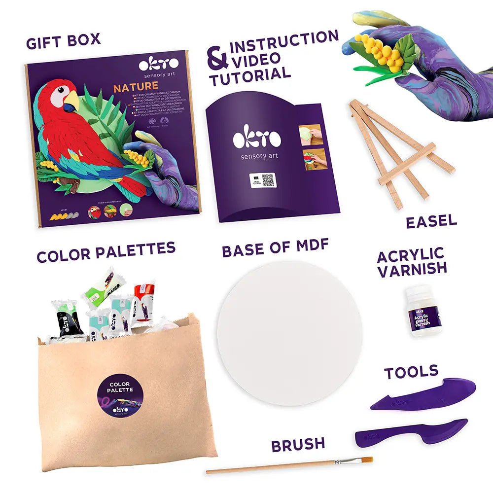 3D Creative Kit "Nature" Macaw-1