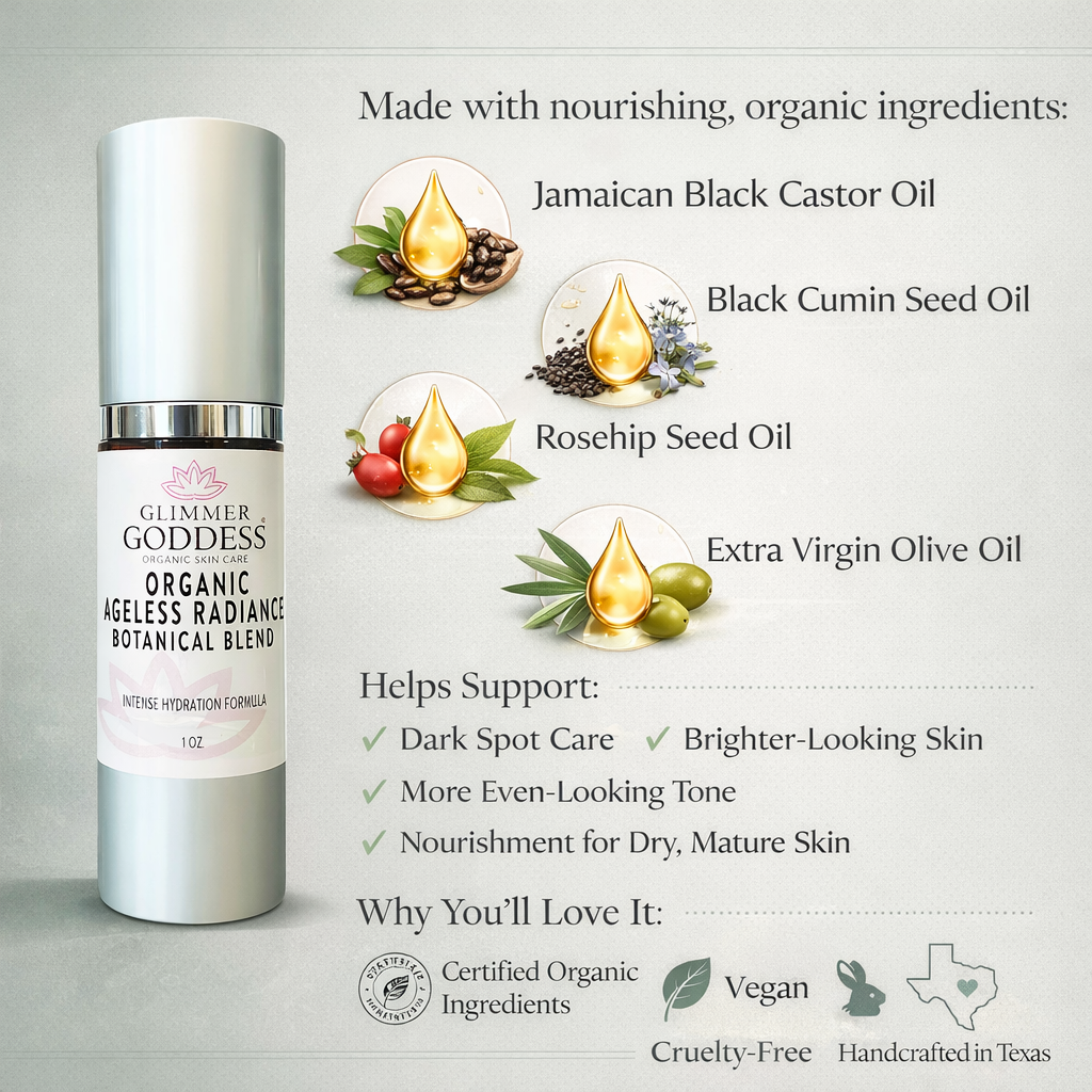 Organic skin brightening serum and dark spot treatment in a protective airless pump bottle — view 4