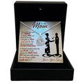 TRYNDI™ To My Mom Love Knot Necklace With Authentic Swarovski Crystals-0