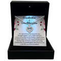 TRYNDI™ To My Grandma Floating Heart Necklace With Authentic Swarovski Crystals-0