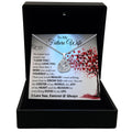 TRYNDI™  To My Future Wife Love Knot Necklace With Authentic Swarovski Crystals-0